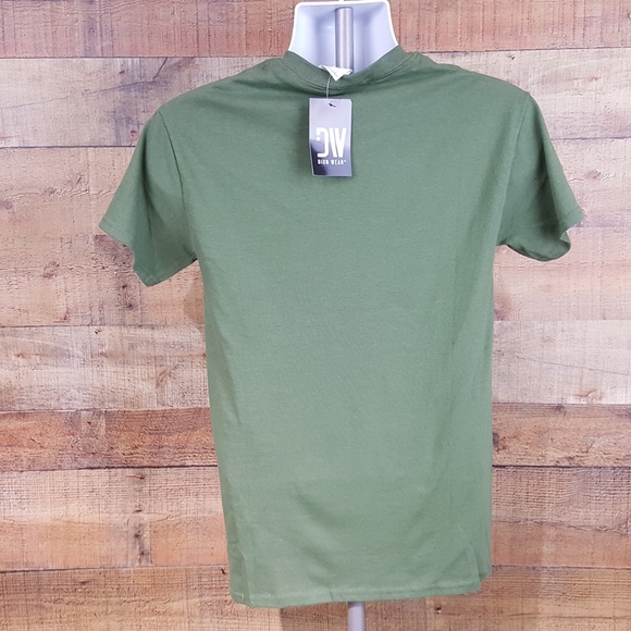 Dion Wear T-Shirt Mens Size S Army Green TP23 - Picture 2 of 3